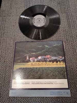 ROBERT CASADESUS:Franck D'Indy SYMPHONIES US Columbia STEREO WL PROMO box r11