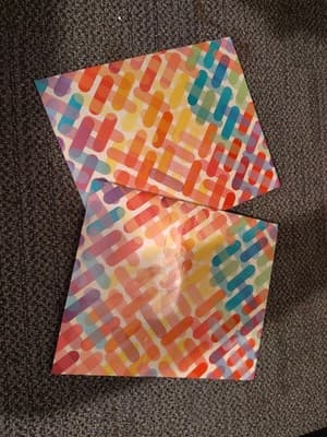 2 x Vintage Carolina Pad Studio C Two-Fold Folder Organizers Techno By Cathe Law - Thumbnail 3