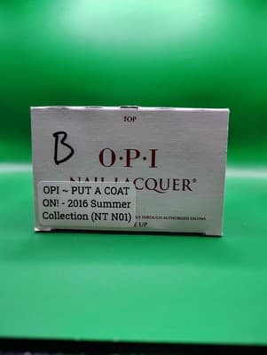 6 Bottles Of OPI ~ PUT A COAT ON! - 2016 Summer Collection (NT N01) New In Box - Thumbnail 8