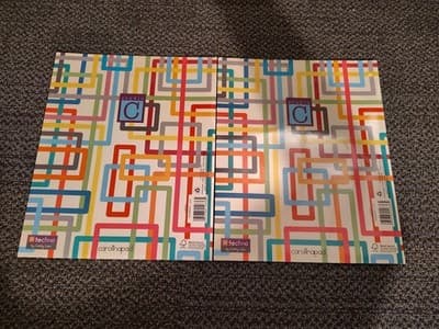 2 x Vintage Carolina Pad Studio C Two-Fold Folder Organizers Techno By Cathe Law - Thumbnail 2