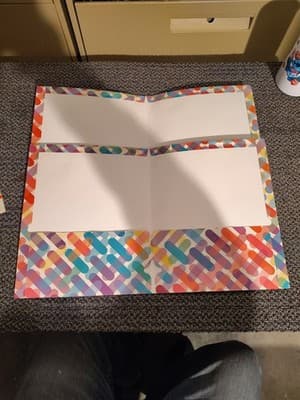 2 x Vintage Carolina Pad Studio C Two-Fold Folder Organizers Techno By Cathe Law - Thumbnail 5