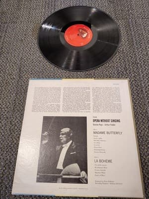 Giacomo Puccini Opera Without Singing LP Vinyl Album Record Classical - Thumbnail 2