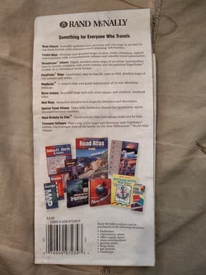 1999 Rand McNally United States State Highway Travel Road Map-DR2 - Thumbnail 2