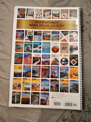 Rand McNally 2024 Large Scale Road Atlas - 100th Anniversary Collector's Edition - Thumbnail 2