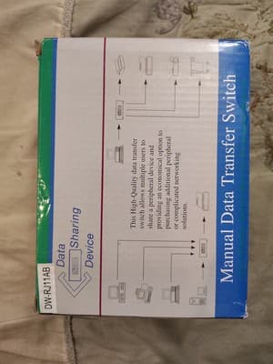 Data Sharing Device DW-RJ11AB Manual Transfer Switch Box - Thumbnail 4