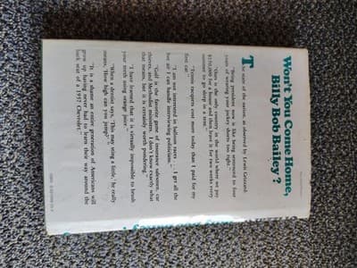 Lewis Grizzard Signed Won’t You Come Home Billy Bob Bailey? 1980 hardcover - Thumbnail 2