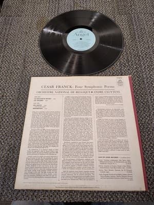 Franck Four Symphonic Poems Orchestre National de Belgique Vinyl LP Angel S36151 - Thumbnail 2