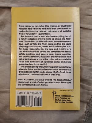 Freebies for Cat Lovers-Paperback-Bruce Nash-Used VG Condition-FREE SHIPPING - Thumbnail 2