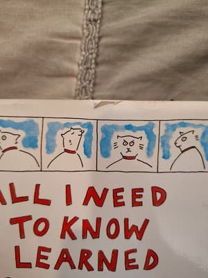 All I Need to Know I Learned from My Cat by Suzy Becker (1990, Trade Paperback) - Thumbnail 4