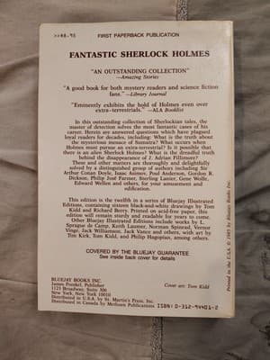 Sherlock Holmes Through Time and Space Greenberg Asimov Bluejay Books 1984 PB - Thumbnail 2