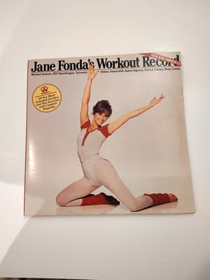 Jane Fonda's Workout Record 1984 UK vinyl 2 X LP