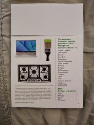 Consumer Reports 2018 Buying Guide, Best & Worst - Paperback - Thumbnail 2
