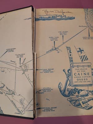 The Caine Mutiny Herman Wouk 1951 First Edition HC Doubleday HB book WWII 1st! - Thumbnail 7