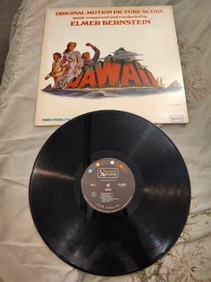 1966 James Michener's Hawaii - Original Motion Picture Score Vinyl Record Album - Thumbnail 3