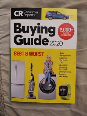 Consumer Reports Buying Guide Best & Worst 2020 Vol. 84 #13 soft cover