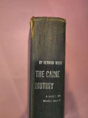 The Caine Mutiny Herman Wouk 1951 First Edition HC Doubleday HB book WWII 1st! - Thumbnail 6