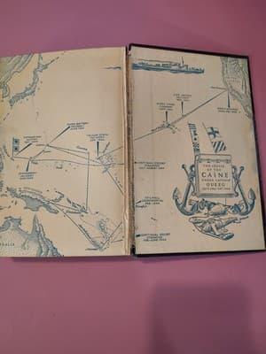 The Caine Mutiny Herman Wouk 1951 First Edition HC Doubleday HB book WWII 1st! - Thumbnail 9
