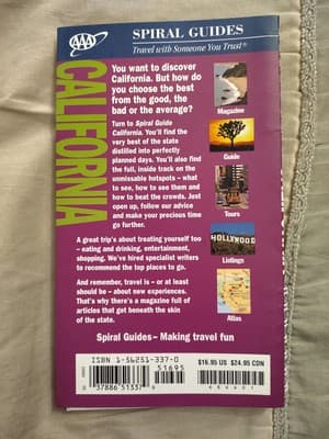 AAA SPIRAL GUIDE TO CALIFORNIA (AAA SPIRAL GUIDES) By AAA Publishing - Thumbnail 2