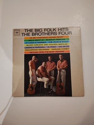 The Big Folk Hits - The Brothers Four- Columbia Records LP 12"
