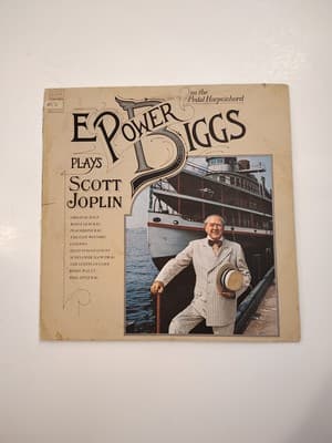 "E. Power Biggs Plays Scott Joplin" Columbia M 32495 1973 Vinyl LP VG+ RL2615