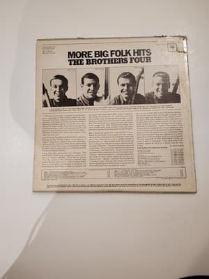 The Brothers Four More Big Folk Hits Record Album Vinyl LP VG (up) - Thumbnail 2