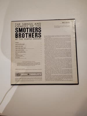 SMOTHERS BROTHERS AT THE PURPLE ONION MG-20611 LP VINYL RECORD - Thumbnail 2