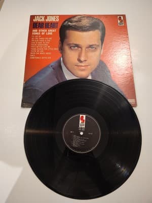 Jack Jones Dear Heart Vinyl LP Kapp KL-1415 1965 Classic Love Songs - Thumbnail 3