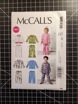 McCall's #6458 Size (4-5-6) NIP Toddler & Children's Tops & Pants Uncut FF