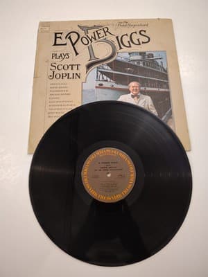 "E. Power Biggs Plays Scott Joplin" Columbia M 32495 1973 Vinyl LP VG+ RL2615 - Thumbnail 3
