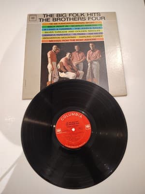 The Big Folk Hits - The Brothers Four- Columbia Records LP 12" - Thumbnail 3