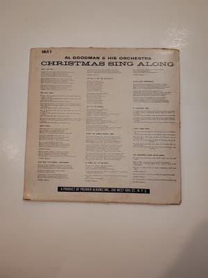 Christmas Sing Along Al Goodman & His Orchestra LP Premier XM-2 VG - Thumbnail 2