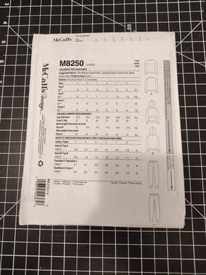 McCall's M7619 Unisex Kids 3 to 6 Sweatshirt, Hoodie and Pants Sewing Pattern - Thumbnail 2