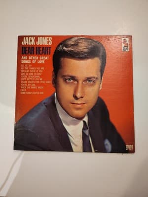 Jack Jones Dear Heart Vinyl LP Kapp KL-1415 1965 Classic Love Songs