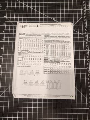 McCall's M7459 Girls Size 3 to 6 Jumpers and Overalls Uncut Sewing Pattern New - Thumbnail 2