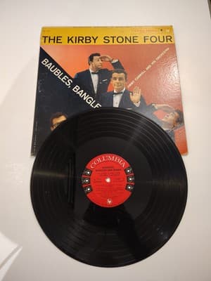 KIRBY STONE FOUR JIMMY CARROLL BAUBLES BANGLES BEADS LP EX Columbia CL1211 1958 - Thumbnail 3