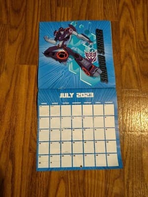 Transformers 2023 Wall Calendar Decepticons Megaton Optimus Prime Sealed NEW - Thumbnail 3