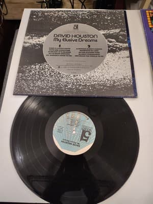DAVID HOUSTON LP MY ELUSIVE DREAMS 1979 51 WEST Q 16046 TERRE HAUTE 1ST PRESS - Thumbnail 3