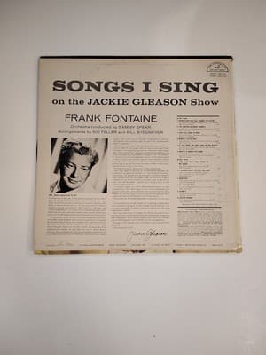Frank Fontaine Songs I Sing On The Jackie Gleason Show LP Vinyl - Thumbnail 2