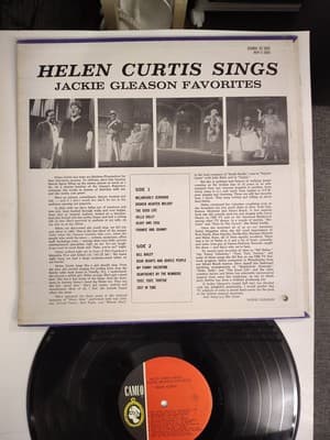 1963 HELEN CURTIS SINGS JACKIE GLEASON FAVORITES LP, Hello Dolly, Rare - Thumbnail 2