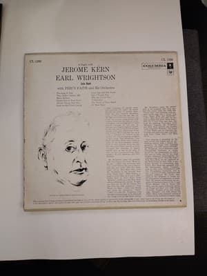 A Night with Jerome Kern CL 1386 Columbia Vinyl Record LP - Thumbnail 2