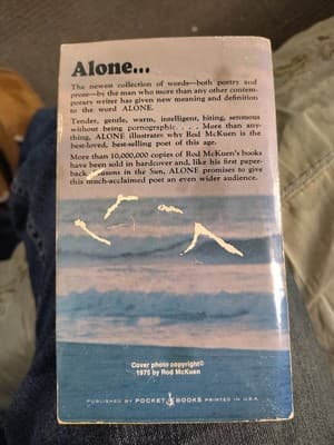 Alone by Rod McKuen (1975, Mass Market) - Thumbnail 2