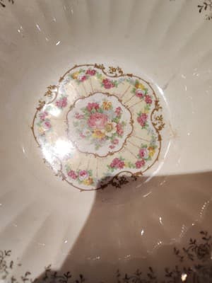 Franklinware Tan 57x-264 Warranted 22k Gold USA Vegetable Dish *Read Below* - Thumbnail 2