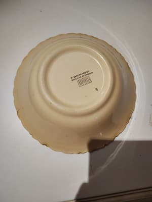 Franklinware Tan 57x-264 Warranted 22k Gold USA Vegetable Dish *Read Below* - Thumbnail 3
