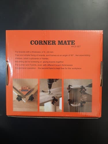 Gyuee Corner Mate Clamps Woodworking Locator 5-22mm Corner Positioning Fixture - Thumbnail 3