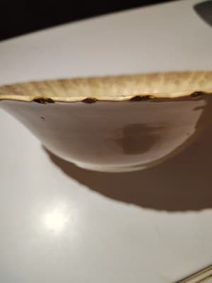 Franklinware Tan 57x-264 Warranted 22k Gold USA Vegetable Dish *Read Below* - Thumbnail 5
