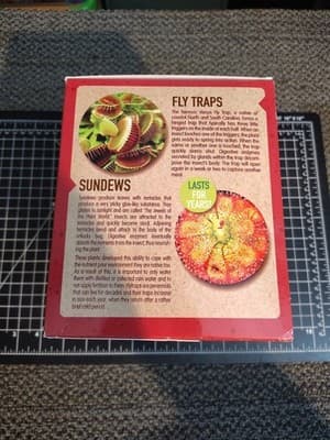 New - Unique Gardener Double Sphere Glass Terrarium - Carnivorous Growarium - Thumbnail 2