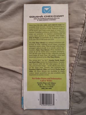 1980's Eastern United States Travel City/Street Road Map - Box Z3 - Thumbnail 2