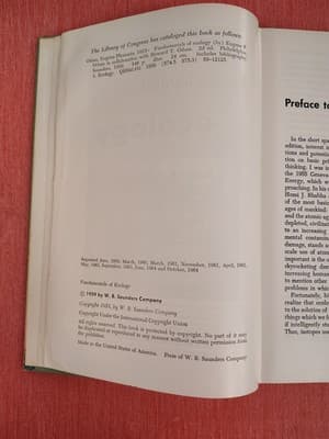 FUNDAMENTALS OF ECOLOGY BY EUGIENE P. ODUM - SECOND EDITION - Thumbnail 5