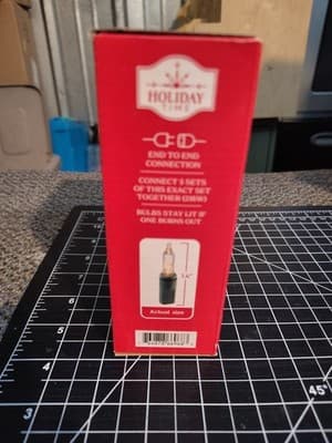 Holiday Time 100 Clear Incandescent Mini Lights - Thumbnail 5