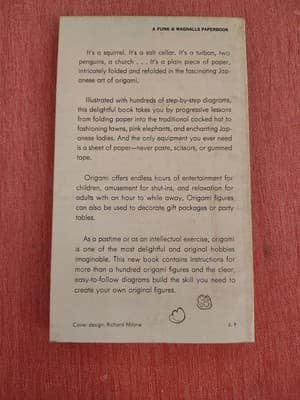 Origami The Art Of Paperfolding Robert Harbin Japanese Paper Craft Guide Book - Thumbnail 2